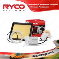 Ryco Oil Air Fuel Filter Service Kit for Lexus Ct 200H ZWA10R 03/2011-On