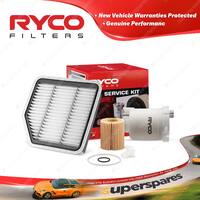 Ryco Oil Air Fuel Filter Service Kit for Lexus Gs350 GRS196R 08/2005-2011