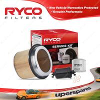 Ryco Oil Air Fuel Filter Service Kit for Mitsubishi Pajero NG 09/1989-05/1991