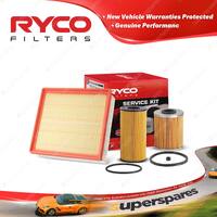 Ryco Oil Air Fuel Filter Service Kit for Renault Master X70 2008-09/2011