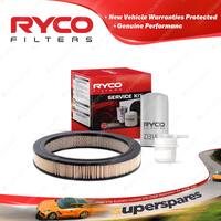 Ryco Oil Air Fuel Filter Service Kit for Toyota Celica RA60 11/1981-1983