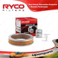 Ryco Oil Air Fuel Filter Service Kit for Toyota Celica SA63 10/1983-1984