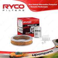 Ryco Oil Air Fuel Filter Service Kit for Toyota Corona XT130 10/1979-06/1980