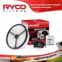 Ryco Oil Air Fuel Filter Service Kit for Toyota Cressida MX83 Auto 10/1988-1992