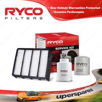 Ryco Oil Air Fuel Filter Service Kit for Toyota Hilux Surf 1992-1997