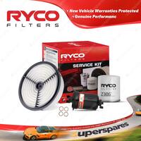 Ryco Oil Air Fuel Filter Service Kit for Toyota Mr2 AW11 11/1987-1990