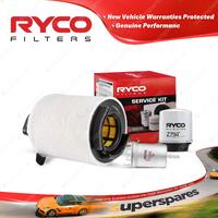 Ryco Oil Air Fuel Filter Service Kit for Volkswagen Golf Mk VI 90 TSI 2009-2014