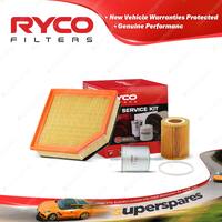 Ryco Oil Air Fuel Filter Service Kit for Volvo Xc90 CZ98 04/2007-12/2013