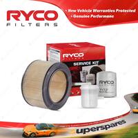 Ryco Oil Air Fuel Filter Service Kit for Suzuki Sierra SJ413 4cyl 1.3L Petrol