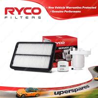 Ryco Oil Air Fuel Filter Service Kit for Kia Sportage KM 4cyl 2L Petrol