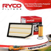 Ryco Oil Air Filter Service Kit for Jeep Gladiator JT 3.6L V6 2018-On