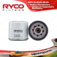Ryco Oil Filter for Daihatsu PYZAR G301 311G G301G G303 313G G303G Petrol 1.6L