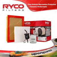 Ryco 4WD Air Oil Fuel Cabin Filter Service Kit for Toyota Hilux TGN121R 2TRFE