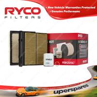 Ryco 4WD Filter Service Kit for Subaru XV GT G24 Series Petrol FB20C 05/17-12/22