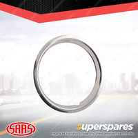 SAAS Triple Plated Chrome Steel 14 inch Dress Ring Wheel Trims Rounded