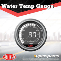 SAAS Water Temperature Gauge OD 52mm Muscle Digital Series 10 Color LED