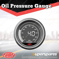 SAAS Oil Pressure Gauge 0-150 psi Muscle Digital Series 10 Color LED