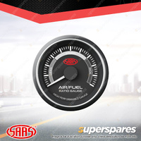 SAAS Air Fuel Ratio Gauge Electronic 52mm Narrow Band Black Muscle Series I