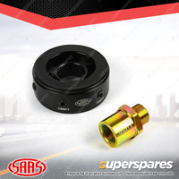 SAAS Oil Filter Sandwich Plate Kit suit Toyota M24 x 1.5 Filters - Short