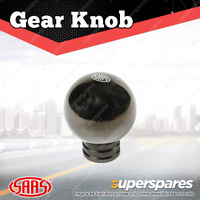 SAAS Billet Car Gear Stick Shift Knob - Black Chrome Ball Weighted