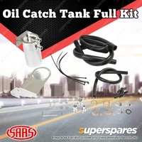 SAAS Oil Catch Tank Full Kit Polished Can for Toyota Prado 150 2.8L 2015-On