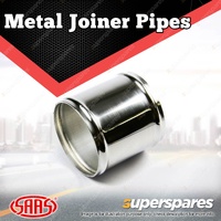 SAAS Metal Joiner Pipe Straight Aluminium Polished 102mm ID x 100mm Universal