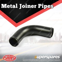 SAAS Metal Joiner Pipe 90 Degree Elbow Aluminium Black Powder Coat 63mm ID