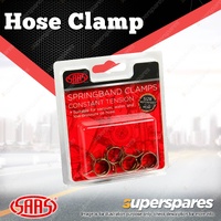 SAAS Hose Clamps Spring Vacuum Hose Size 8 Pack of 4 - 13mm Hose OD