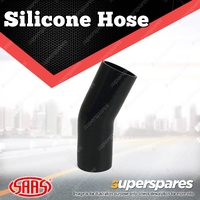 SAAS 23 Deg Elbow Silicone Hose - 76 x 76mm Black Colour Multi Ply Construction