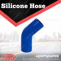 SAAS 45 Deg Elbow Silicone Hose - 70 x 70mm Blue Colour Multi Ply Construction