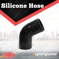 SAAS 67 Deg Elbow Silicone Hose - 89 x 89mm Black Colour Multi Ply Construction