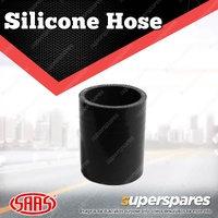 SAAS Straight Silicone Hose - 57 x 57 x 76mm Black Colour Multi Ply Construction