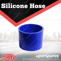 SAAS Straight Silicone Hose - 89 x 89 x 76mm Blue Colour Multi Ply Construction