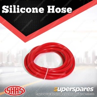 SAAS Silicone Vacuum Hose - 4mm x 3 metre Red Red Colour Superior Alternative