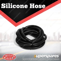 SAAS Silicone Vacuum Hose - 5mm x 3 metre Black Colour Superior Alternative