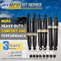 6 x Front Rear Webco HD Pro Shock Absorbers for FORD BRONCO 4WD quad susp Wagon