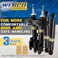 Front Rear Webco HD Pro Shock Absorbers for NISSAN PATHFINDER R50 V6 ST TI Wagon