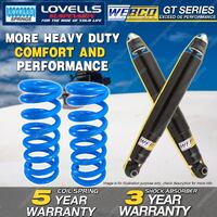 Rear Webco Shock Absorbers Lovells Raised Springs for MITSUBISHI OUTLANDER ZG