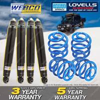 F+R Low Gas Webco PRO Shock Absorbers Springs for TOYOTA CROWN MS85 MS95 SEDAN