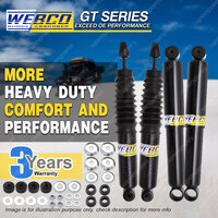 Front Rear Webco HD Shock Absorbers for HOLDEN JACKAROO UBS 4WD Wagon Monterey