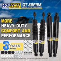 Front Rear Raised Webco HD Pro Shock Absorbers for MITSUBISHI PAJERO NH NJ Wagon