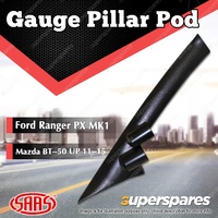 SAAS Gauge Pillar Pod for Ford Ranger PX MK1 Part Number SGP2101