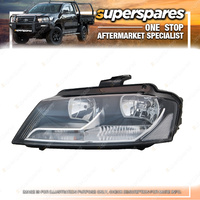 Superspares Left H7 H7 Headlight for Audi A3 8P 07/2008- 04/2013 Brand New