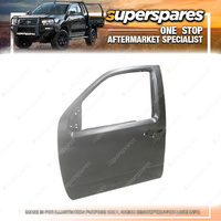 Superspares Left Front Door Shell for Nissan Navara Dual Cab D40 12/2005-2015