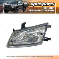 Superspares Left Single Beam Headlight for Nissan Pulsar N16 07/2000-06/2003