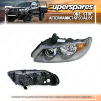 LH Headlight for Nissan Pulsar Hatchback N16 Dark Grey 08/2002-01/2005