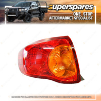 Superspares Left Tail Light for Toyota Corolla Sedan ZRE152 05/2007-09/2009