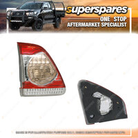 Superspares Left Tail Light Inner for Toyota Corolla Sedan ZRE152 SERIES 2