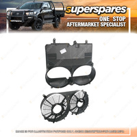 Superspares Dual Radiator Fan Shroud Only for Toyota Hiace TRH KDH 03/2005-ON