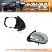 Superspares LH E/ Door Mirror for Toyota Hilux TGN KUN GGN With Led Blinker